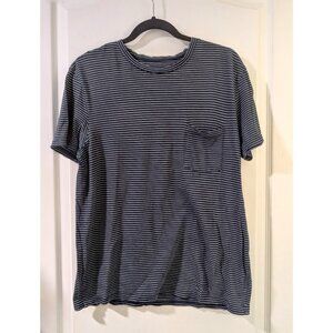 Everlane | Men's Striped Organic Cotton Pocket Tee - Navy/White